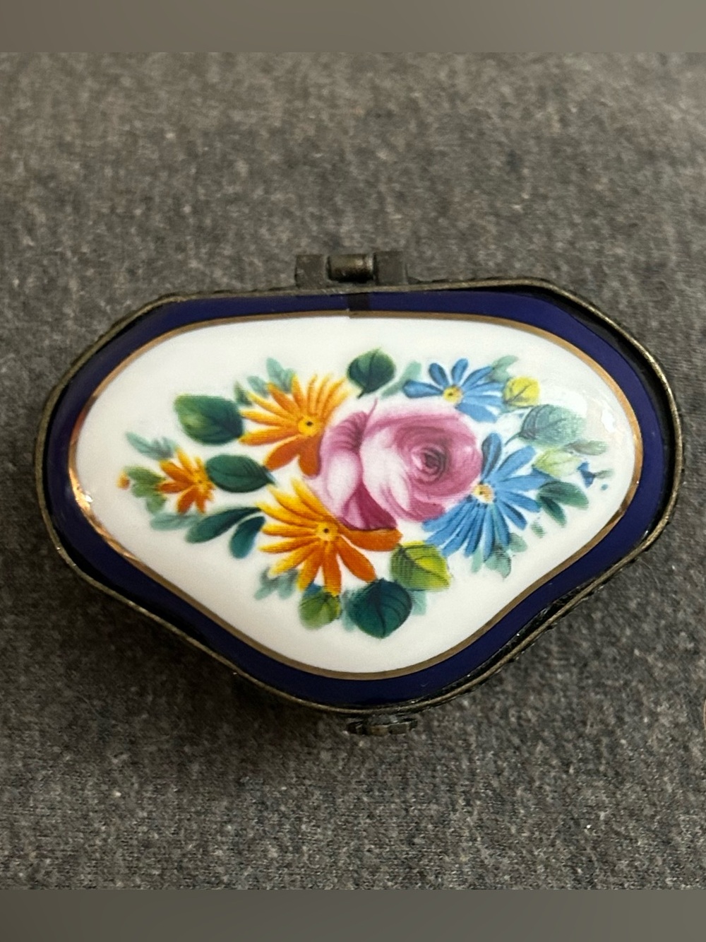 Vintage Porcelain Trinket Box